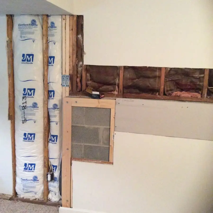 Wall insulation replacement during Contents Cleaning & Restoration in Pleasant Hill